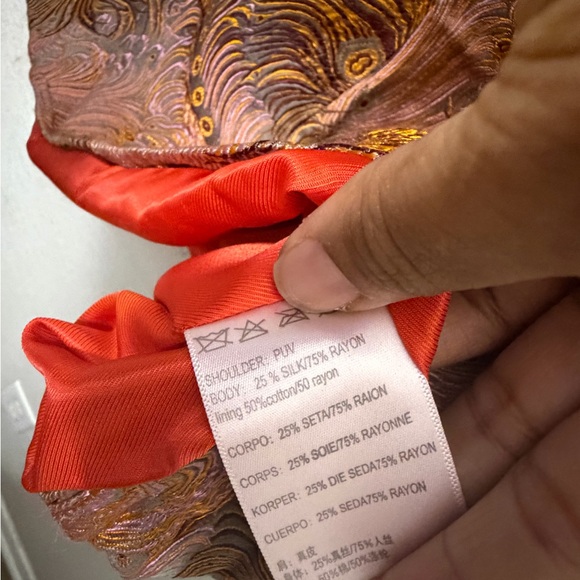 Kim Shui Brocade Mandarin Collar Mini DressStyle: Cheongsam-inspired mini dres - Picture 5 of 16